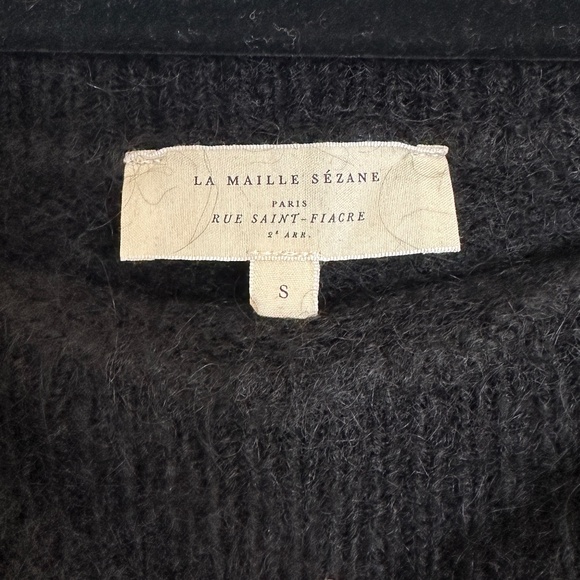 Sezane Aurore Jumper Black - Size S - Picture 4 of 4